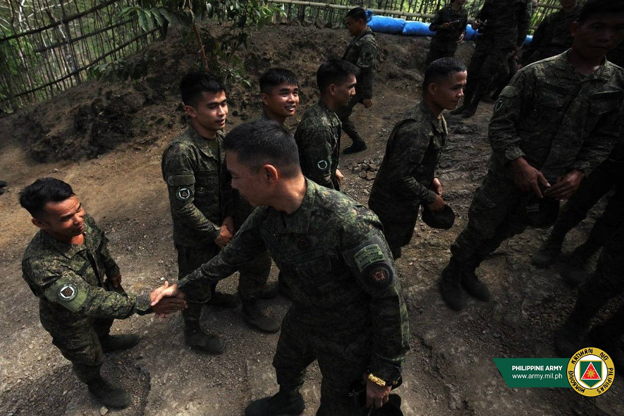 Army Chief boosts morale of CAA members in remote Nueva Vizcaya patrol base